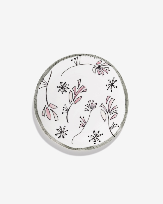 Набор из 2-х тарелок Plate Fiore Rosa Midnight Flowers by Marni, Serax