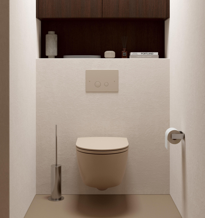 Подвесной унитаз Mini Living Wall-Hung WC Rimless безободковый, NIC Design