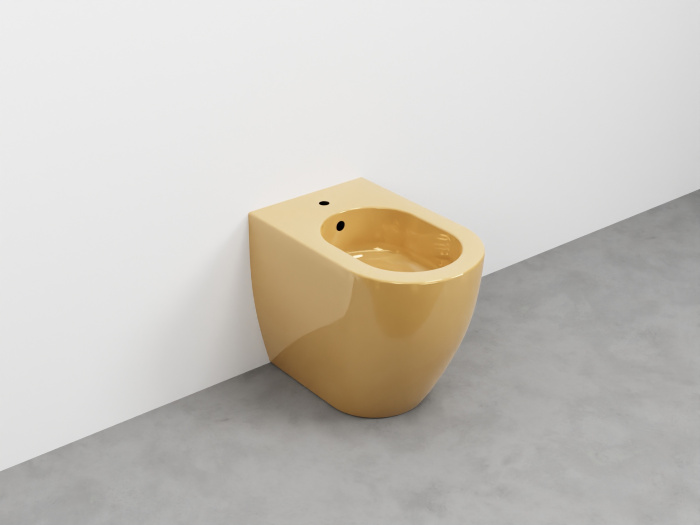 Напольное биде Smile Back to Wall One Hole Bidet, Cielo