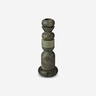 Подсвечник Stone Stacking green 