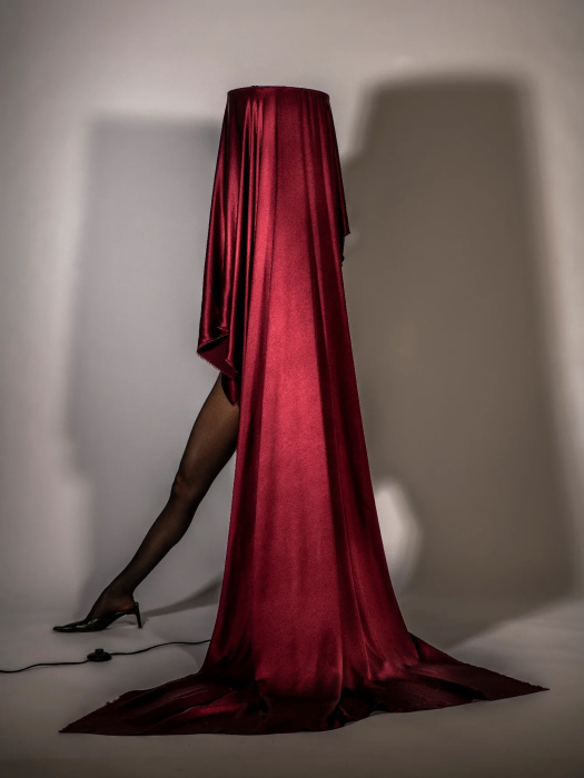 Напольный светильник Gala XL lampshade burgundy, Gnilmydkcab