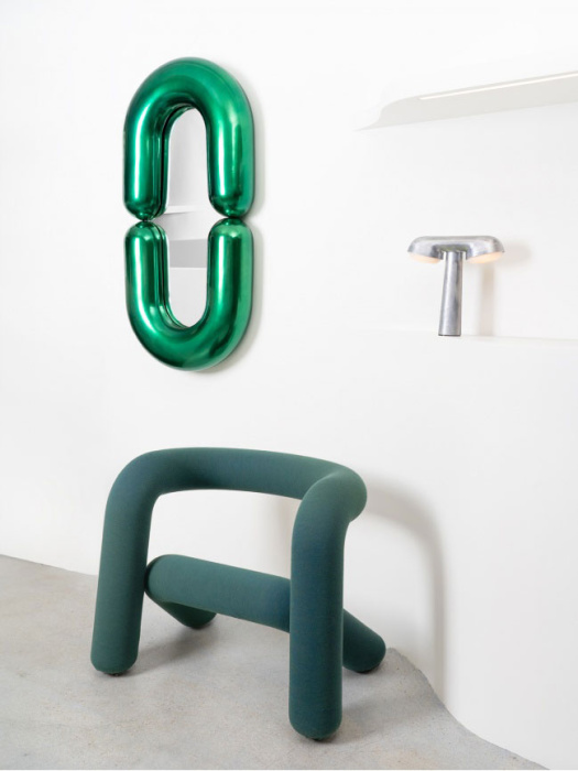 Настенное зеркало Zodiac Bumper mirror L, Moustache