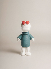 Фарфоровая статуэтка Teal Sweater, Red Situation, Aleksandra Eliseeva