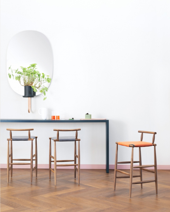 Полубарный стул Pelleossa Stool, Miniforms
