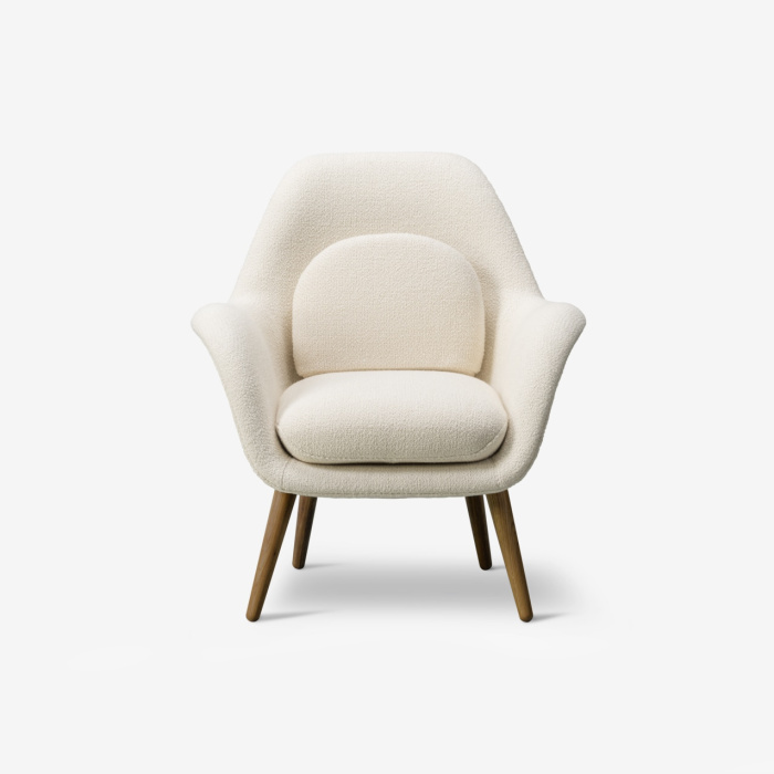 Кресло Swoon Lounge Petit Armchair Wood base, Fredericia