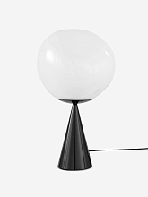 Настольная лампа Melt Cone Fat opal/black, Tom Dixon