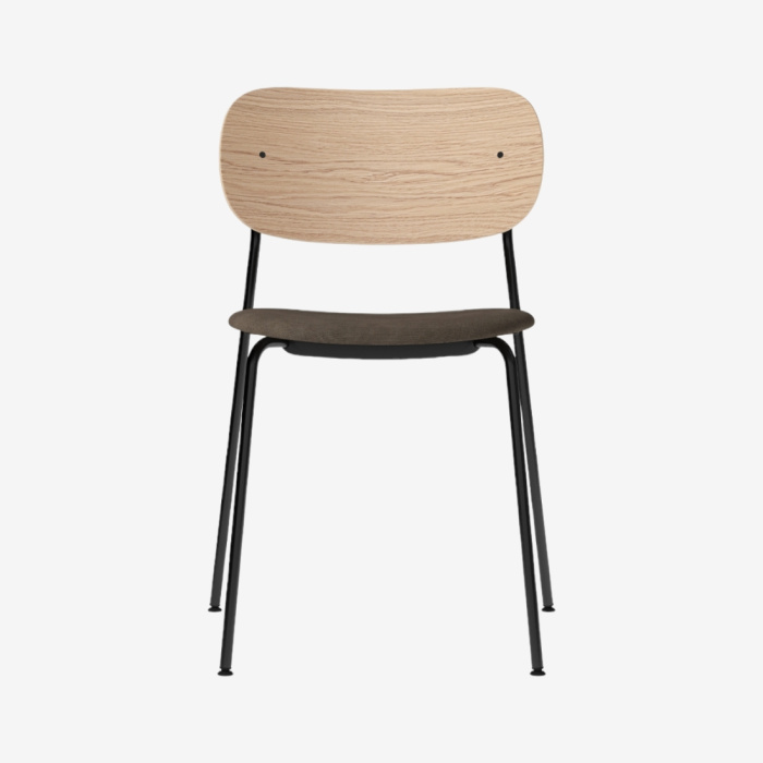 Стул с мягким сиденьем Co Dining Chair, upholstered seat, Black, Audo Copenhagen (ex. Menu)