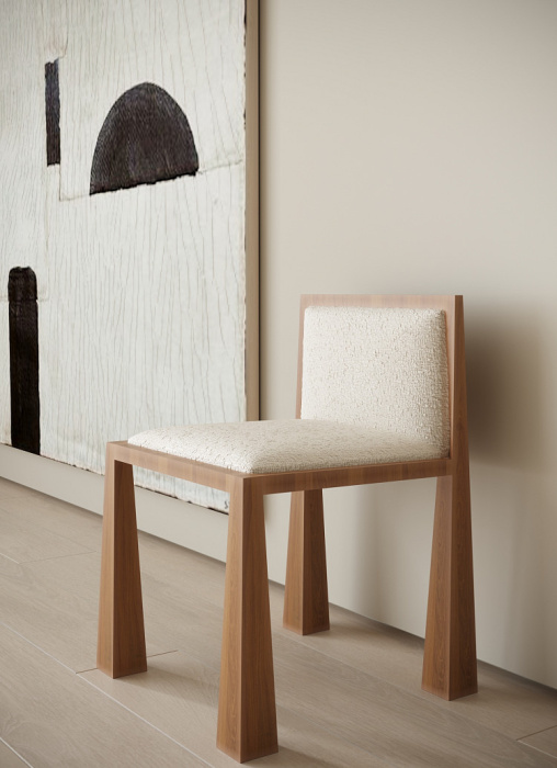 Стул Taki Chair с мягкой спинкой, MODÉNATURE