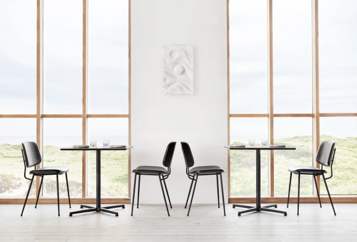 Стул Søborg Metal base Chair, Fredericia