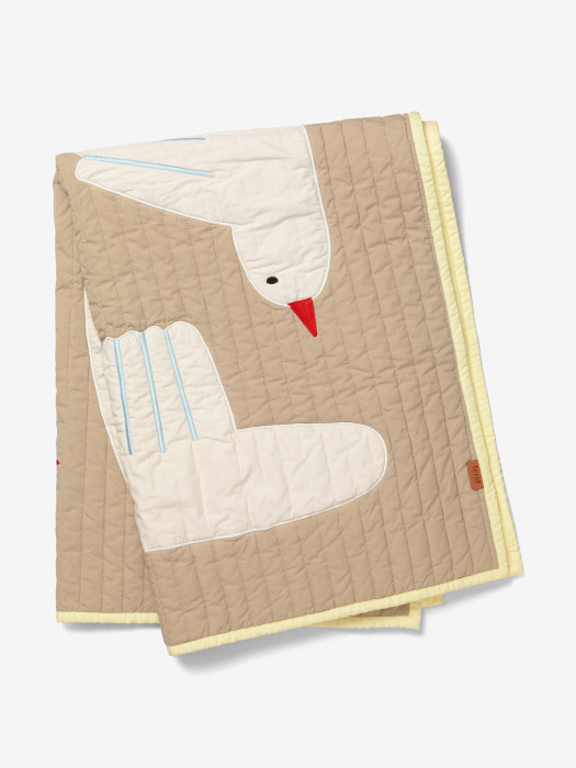 Одеяло Bird Quilted Blanket, Ferm Living