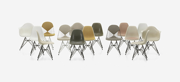 Стул Wire Chair DKR, Vitra