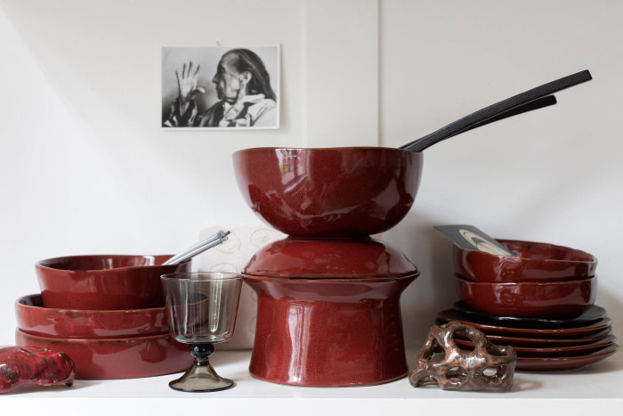 Набор из 4-х бокалов для красного вина Red Wine Glass Smoky Grey La Mère, Serax