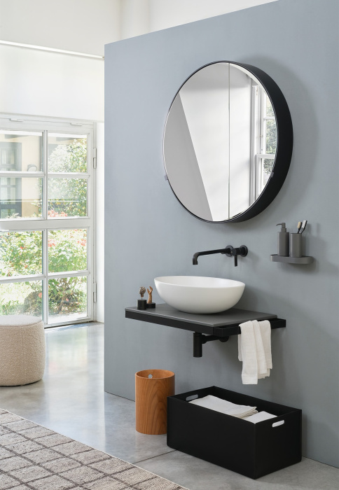 Накладная раковина без перелива Era Eco On Top Bowl Ø62, Cielo