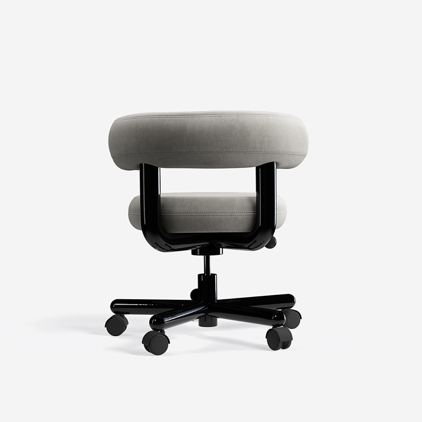 Стул Fat Work Boucle Grey, Tom Dixon