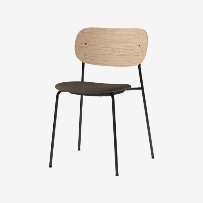 Стул с мягким сиденьем Co Dining Chair, upholstered seat, Black, Audo Copenhagen (ex. Menu)