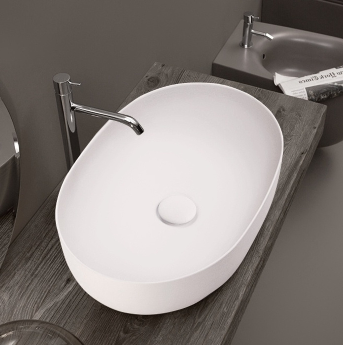 Полувстраиваемая раковина Genesis Lavabo, Ceramica Globo
