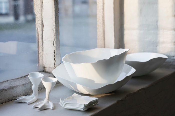 Сервировочное блюдо Plate White Fungus, Serax