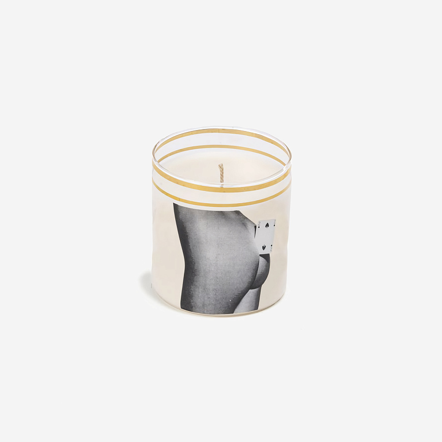 Свеча Glass Candle Two of Spades, Seletti