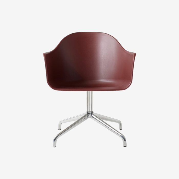 Стул Harbour Dining Chair, Star Base w/Return, Plastic, Polished aluminium, Audo Copenhagen (ex. Menu)