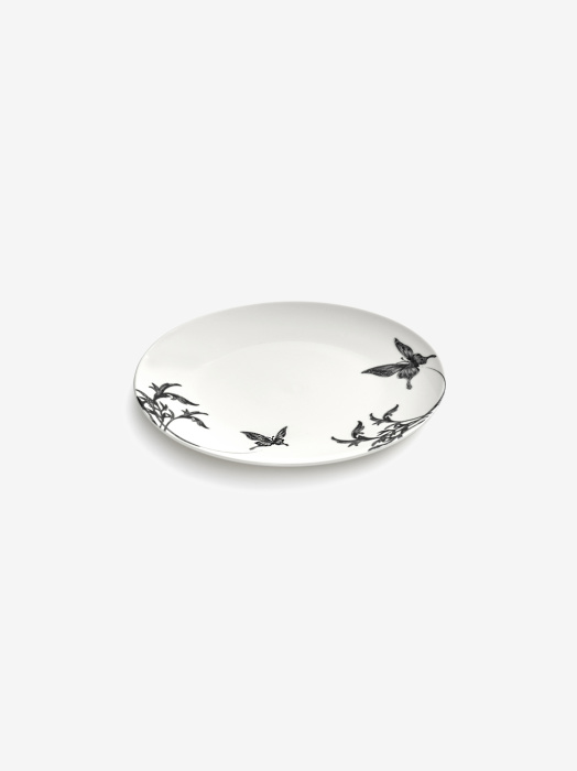 Десертная тарелка Dessert plate butterfly ballet white-black Unity, Serax