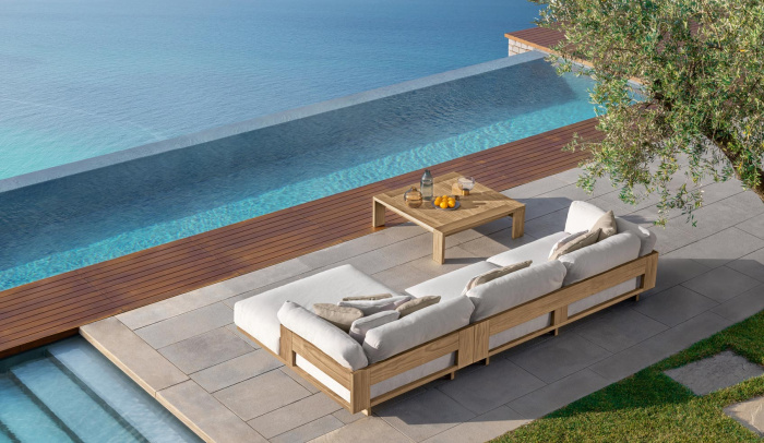 Уличный диван Argo // Wood, Talenti