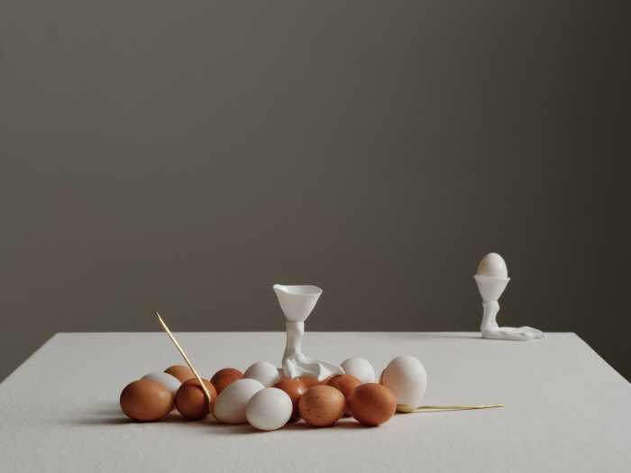 Подставка для яиц Egg Cup Peking Вuck Foot White Perfect Imperfection, Serax