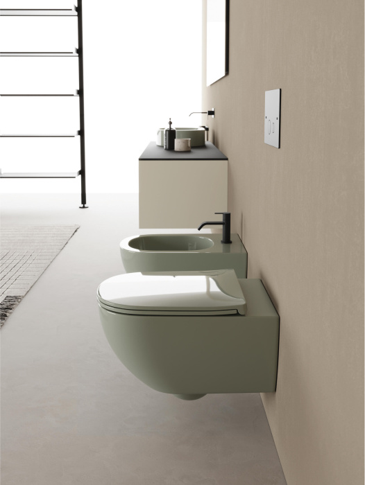 Подвесное биде Pin Wall-Hung Bidet, NIC Design