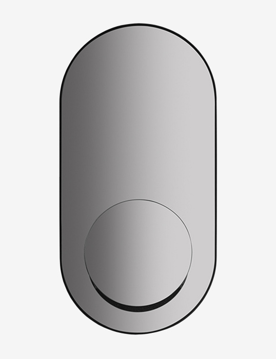 Настенное зеркало Opi с полкой, Ceramica Globo