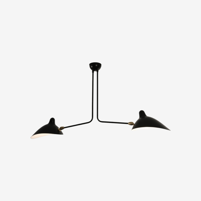 Подвесной светильник Two-Arm Ceiling Lamp, Serge Mouille