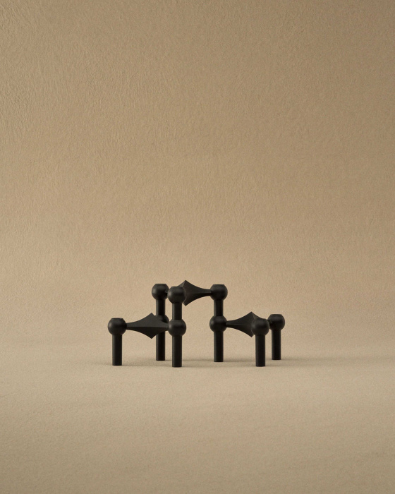 Набор из 3-х подсвечников Stoff Nagel Candle Holder Set w/3 pcs, STOFF Nagel