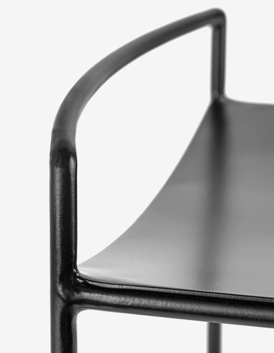 Барный стул Bar Stool Metal Black Nello Metal Sculptures, Serax