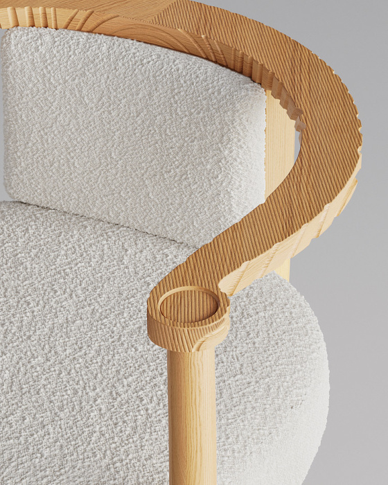 Стул Sirene Lounge, MODÉNATURE