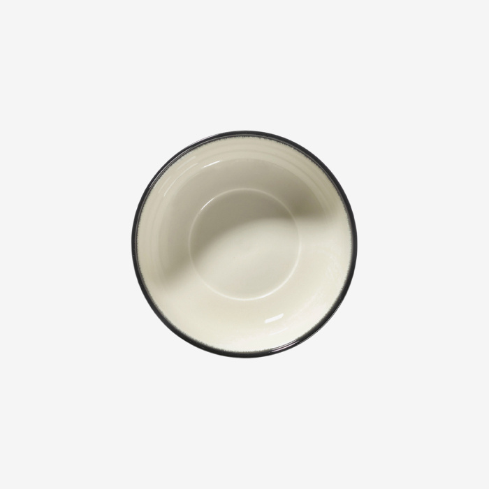Глубокая тарелка High Plate, Dé Off-White/Black Var A by Ann Demeulemeester, Serax