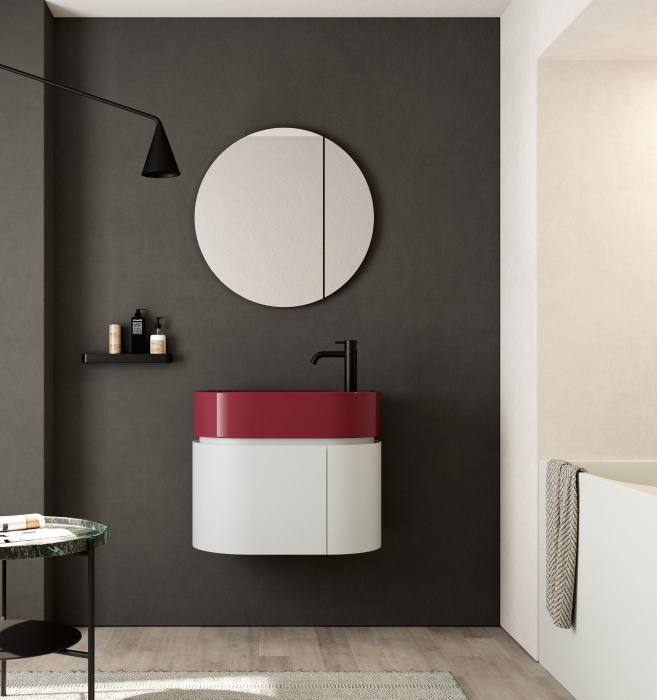 Накладная раковина без перелива Mini Living Moon Ovale, NIC Design