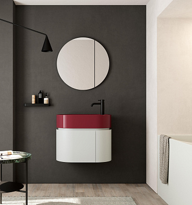 Накладная раковина без перелива Mini Living Moon Ovale 