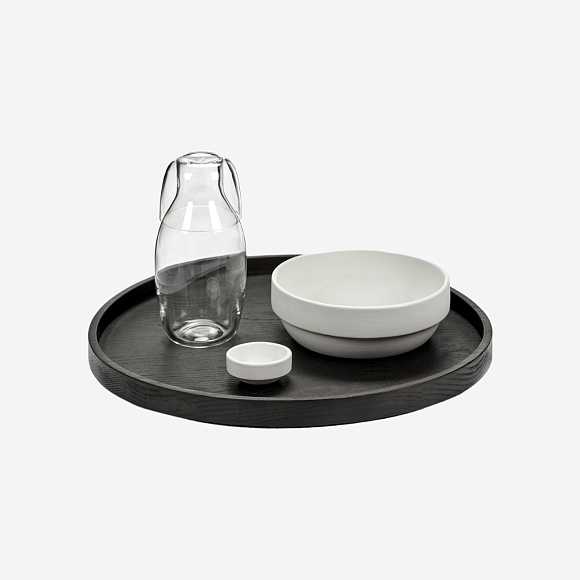 Поднос Tray Round Wood Passe-Partout, Serax