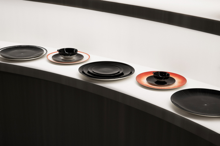 Глубокая тарелка Deep Plate L White/Black Var. C Dè, Serax