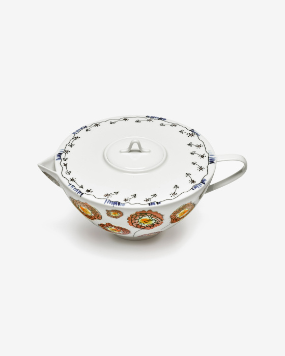 Заварочный чайник Tea Pot Anemone Milk Midnight Flowers by Marni, Serax