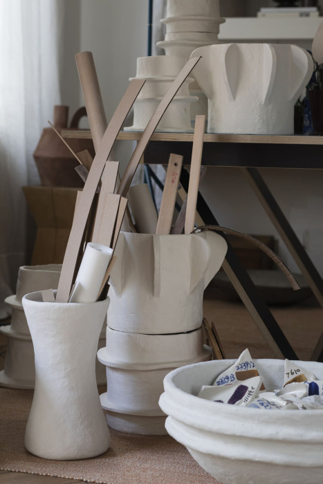 Кашпо Flowerpot 02 Beige Molly by Marie Michielssen, Serax