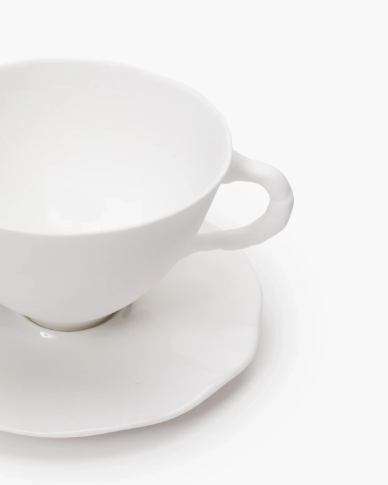 Набор из 2-х чашек с блюдцем Cup With Saucer L White Perfect Imperfection, Serax