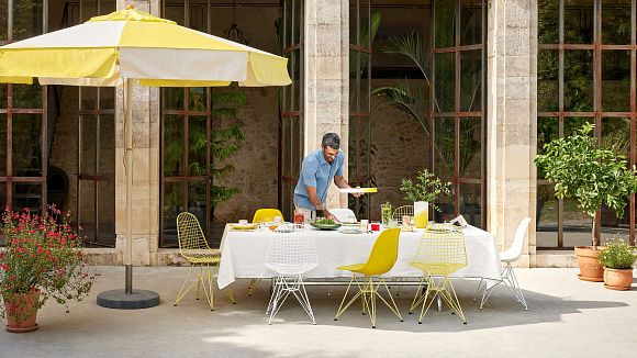 Стул Wire Chair DKR, Vitra