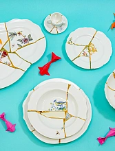Глубокая тарелка Kintsugi, Seletti