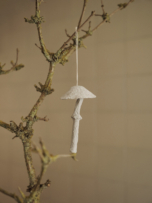 Набор из 4-х ёлочных игрушек Mushroom Ornaments — Set of 4, Ferm Living