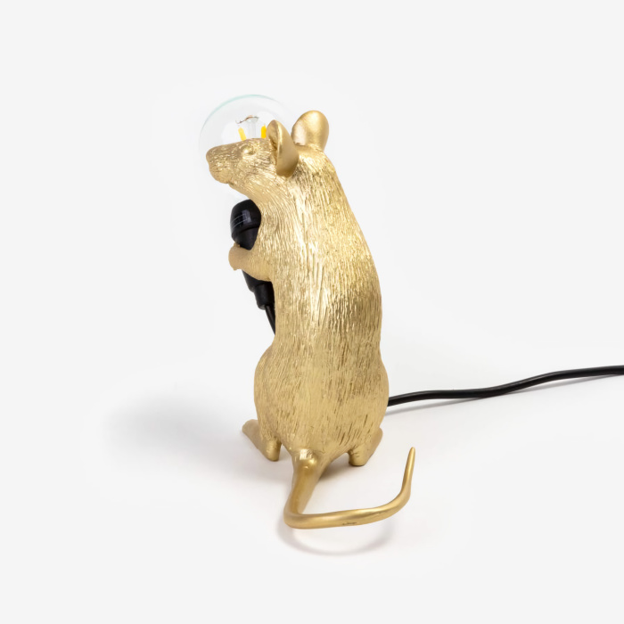 Настольный светильник Mouse Lamp Mac Gold, Seletti
