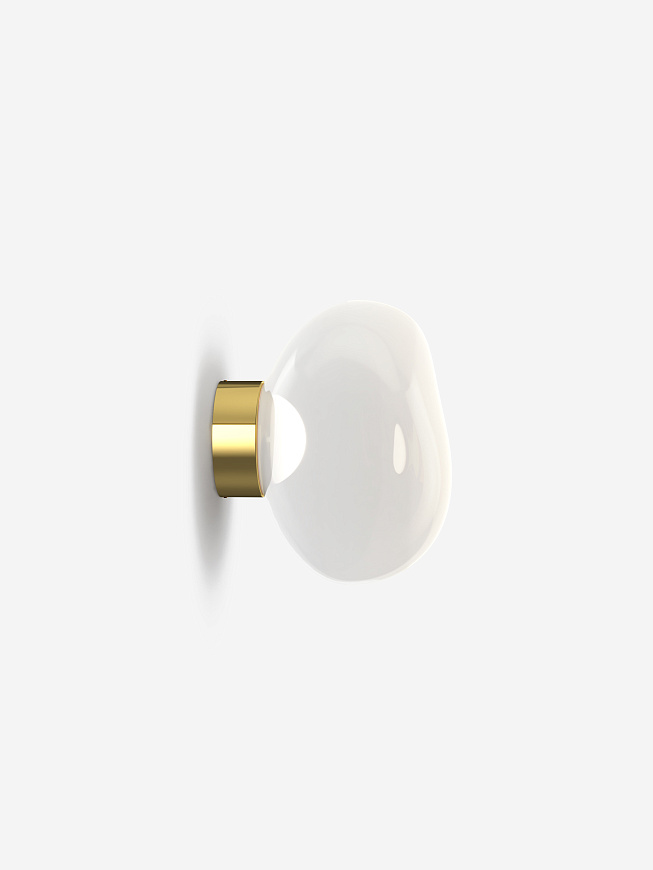Настенный/Потолочный светильник Melt Mini LED Surface Opal/Gold, Tom Dixon