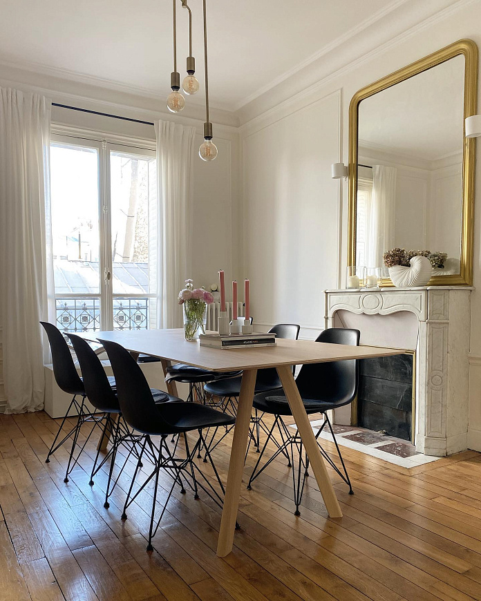 Стул Eames Plastic Side Chair RE DSR, Vitra