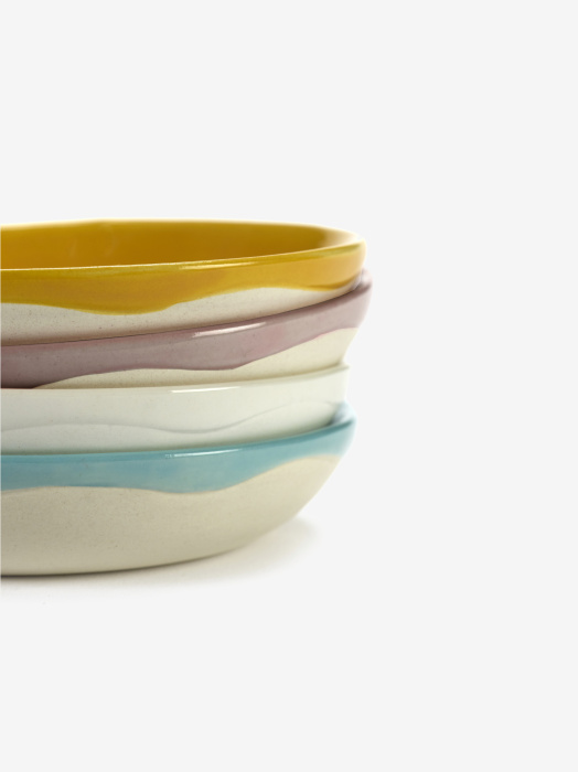 Набор из 4-х глубоких чаш Dish S Feast — Sunny Yellow, Serax