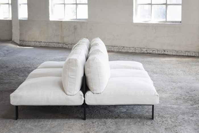 Уличная трёхместная скамья с подушками Bench Three Seater Incl Cushion Outdoor, Serax