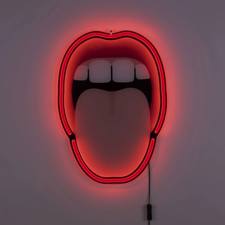 Настенный светильник Blow Tongue Led, Seletti