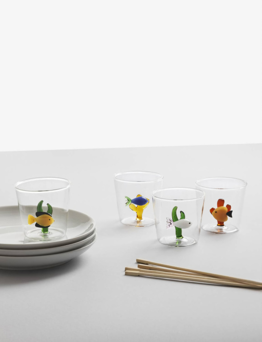 Набор стаканов с рыбками 6 шт, ICHENDORF